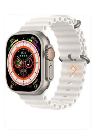 Smartwatch Ultra Pro 2 Blanco con 2 correas